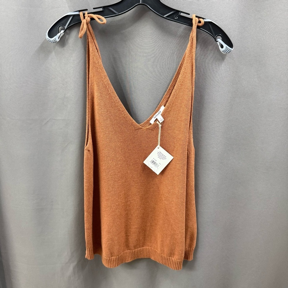 Splendid Size Large Knit Rust Camisole Top